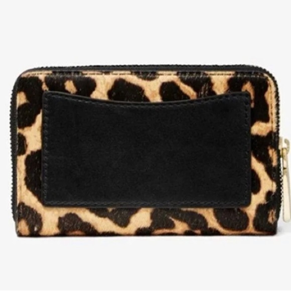 Michael Kors Small Leopard-Print Calf Hair Wallet - Picture 2 of 5